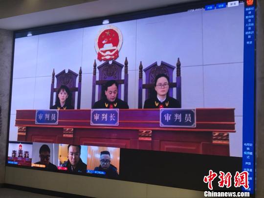 案件宣判现场。胡哲斐 摄